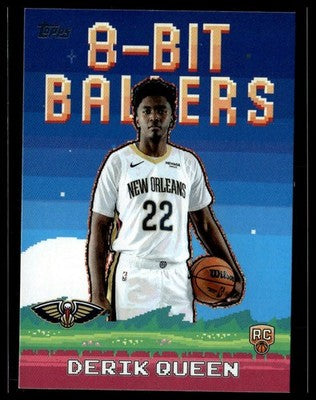 2025-26 Topps #8B-39 Derik Queen 8-Bit Ballers