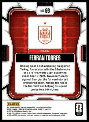 2026 Panini Prizm FIFA World Cup #69 Ferran Torres