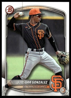2025 Bowman Draft #BD-182 Josuar Gonzalez