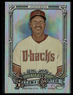 2025 Topps Allen & Ginter #4 Randy Johnson Silver Portrait