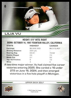 2026 Upper Deck #8 Lilia Vu