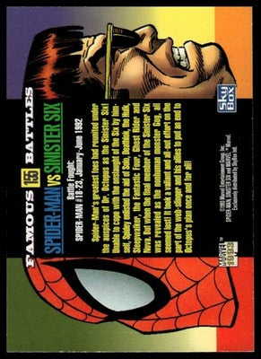 1993 SkyBox Marvel Universe #155 Spider-Man / Sinister Six