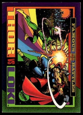1993 SkyBox Marvel Universe #150 Thor / Loki