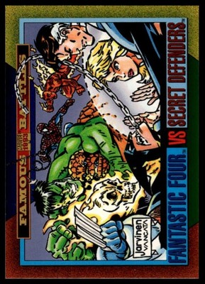 1993 SkyBox Marvel Universe #174 Fantastic Four / Secret Defenders