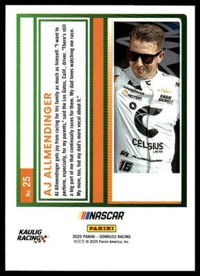 2025 Donruss #25 AJ Allmendinger