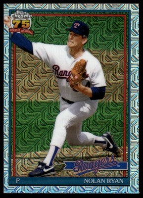 2026 Topps #91C-14 Nolan Ryan 1991 Topps Baseball 35th Anniversary Chrome