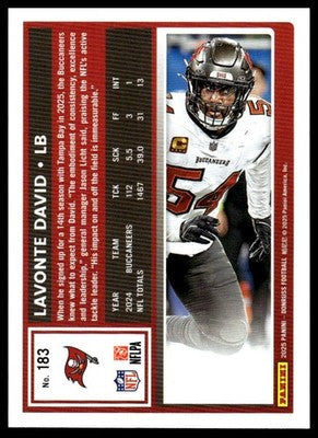 2025 Donruss #183 Lavonte David