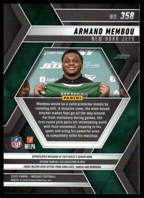 2025 Panini Mosaic #358 Armand Membou