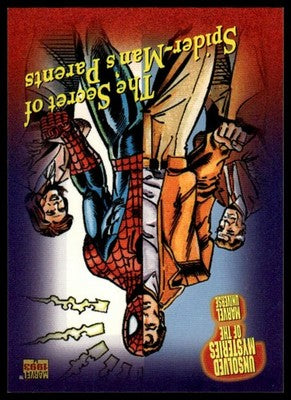 1993 SkyBox Marvel Universe #143 The Secret of Spider-Man's Parents