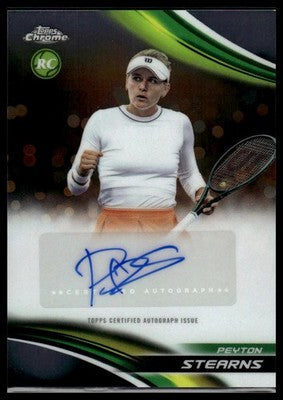 2025 Topps Chrome #CA-PSS Peyton Stearns Chrome Autographs