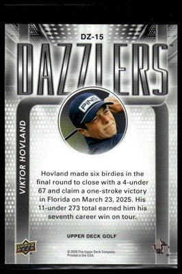 2026 Upper Deck #DZ-15 Viktor Hovland Dazzlers Blue