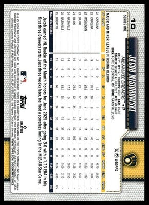 2026 Topps #10 Jacob Misiorowski