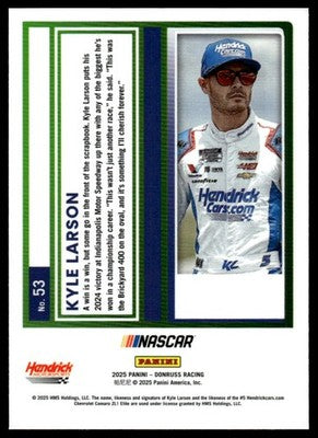 2025 Donruss #53 Kyle Larson Optic Holo