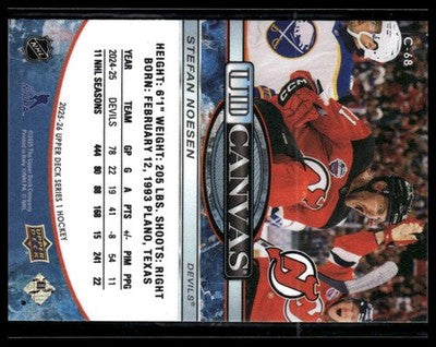2025-26 Upper Deck #C-68 Stefan Noesen UD Canvas