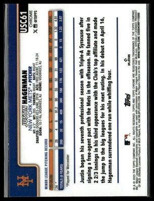 2025 Topps Update #US108 Justin Hagenman Holo Foil