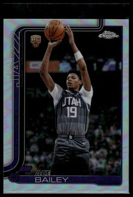 2025-26 Topps Chrome Update #155 Ace Bailey Refractor