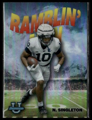 2022 Bowman University Chrome #RM-2 Nick Singleton Ramblin' Man