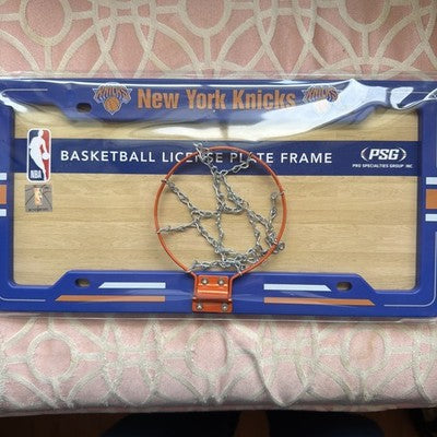 New York Knicks Basketball License Plate Hoop Frame Playoffs 2026 NBA Finals