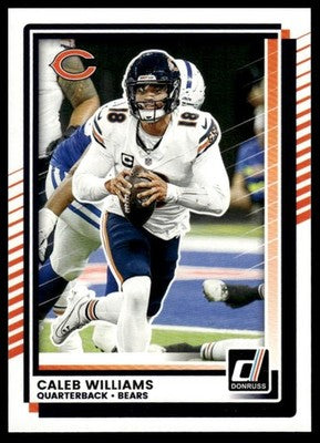 2025 Donruss #7 Caleb Williams Press Proofs Purple