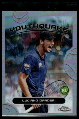 2025 Topps Chrome #YQE-18 Luciano Darderi Youthquake