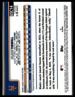 2025 Topps Chrome Update #USC14 Blade Tidwell
