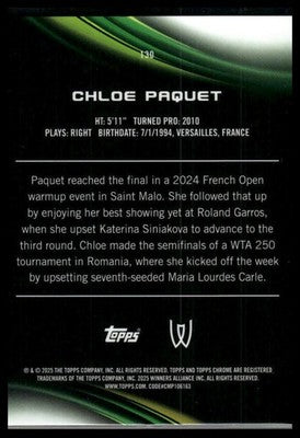 2025 Topps Chrome #130 Chloe Paquet