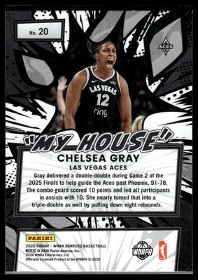 2026 Donruss WNBA #20 Chelsea Gray My House