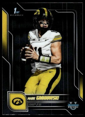 2025 Bowman University Chrome #127 Mark Gronowski
