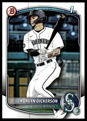 2025 Bowman Draft #BD-69 Korbyn Dickerson