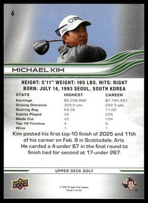2026 Upper Deck #6 Michael Kim