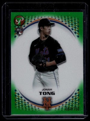 2026 Topps Pristine #88 Jonah Tong Green Refractor #/150