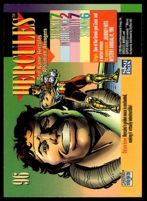 1993 SkyBox Marvel Universe #96 Hercules