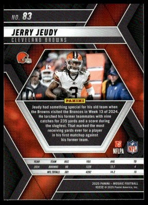 2025 Panini Mosaic #83 Jerry Jeudy