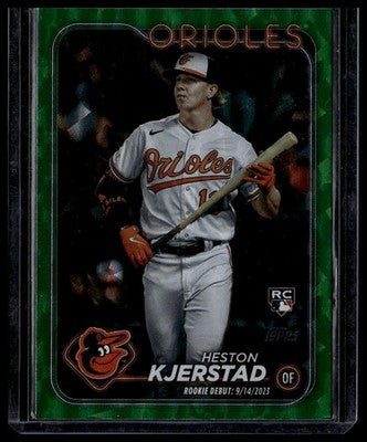 2024 Topps Update #US86 Heston Kjerstad Aqua