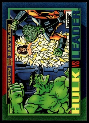 1993 SkyBox Marvel Universe #158 Hulk / Leader
