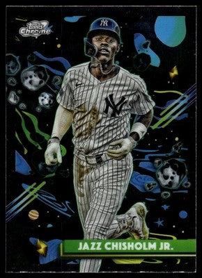 2025 Topps Chrome Cosmic #156 Jazz Chisholm Jr.