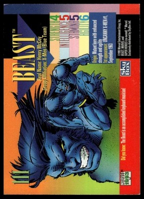 1993 SkyBox Marvel Universe #111 Beast