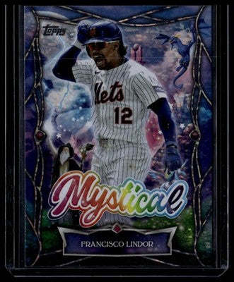 2025 Topps Update #MYS-7 Francisco Lindor Mystical
