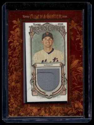 2026 Topps Allen & Ginter #FMR-DW David Wright Framed Mini Relics