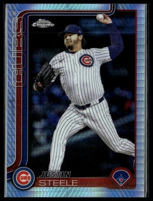 2025 Topps Chrome Update #USC3 Justin Steele Refractors