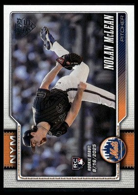 2026 Topps Update #US10 Nolan McLean