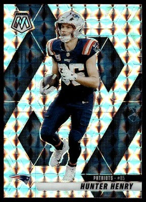 2025 Panini Mosaic #79 Hunter Henry White Sparkle