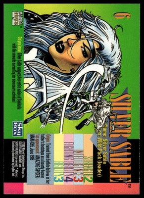 1993 SkyBox Marvel Universe #NNO Silver Sable Promos