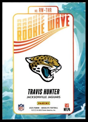 2025 Panini Absolute #RW-THR Travis Hunter Rookie Wave