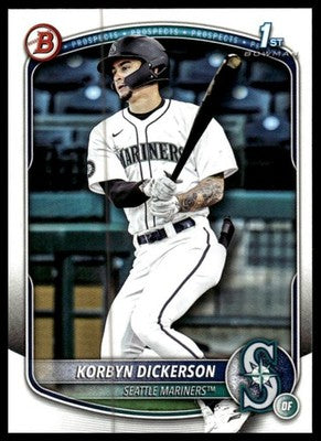 2025 Bowman Draft #BD-69 Korbyn Dickerson
