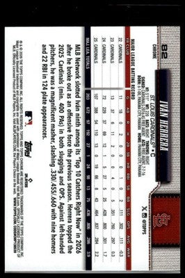2026 Topps Chrome #82 Iván Herrera