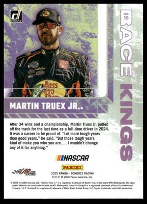 2025 Donruss #61 Martin Truex Jr. Numbers #/19