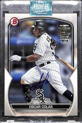 Oscar Colas Auto RC 2024 Topps Archives Signature Series White Sox