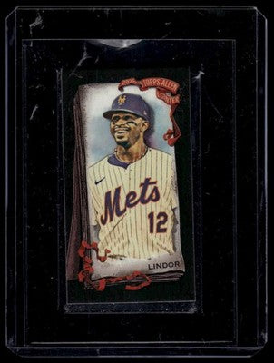 2026 Topps Allen & Ginter #1 Francisco Lindor Mini Black Border