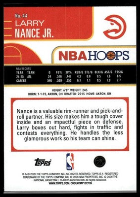 2025-26 Hoops #44 Larry Nance Jr. Green Hoops